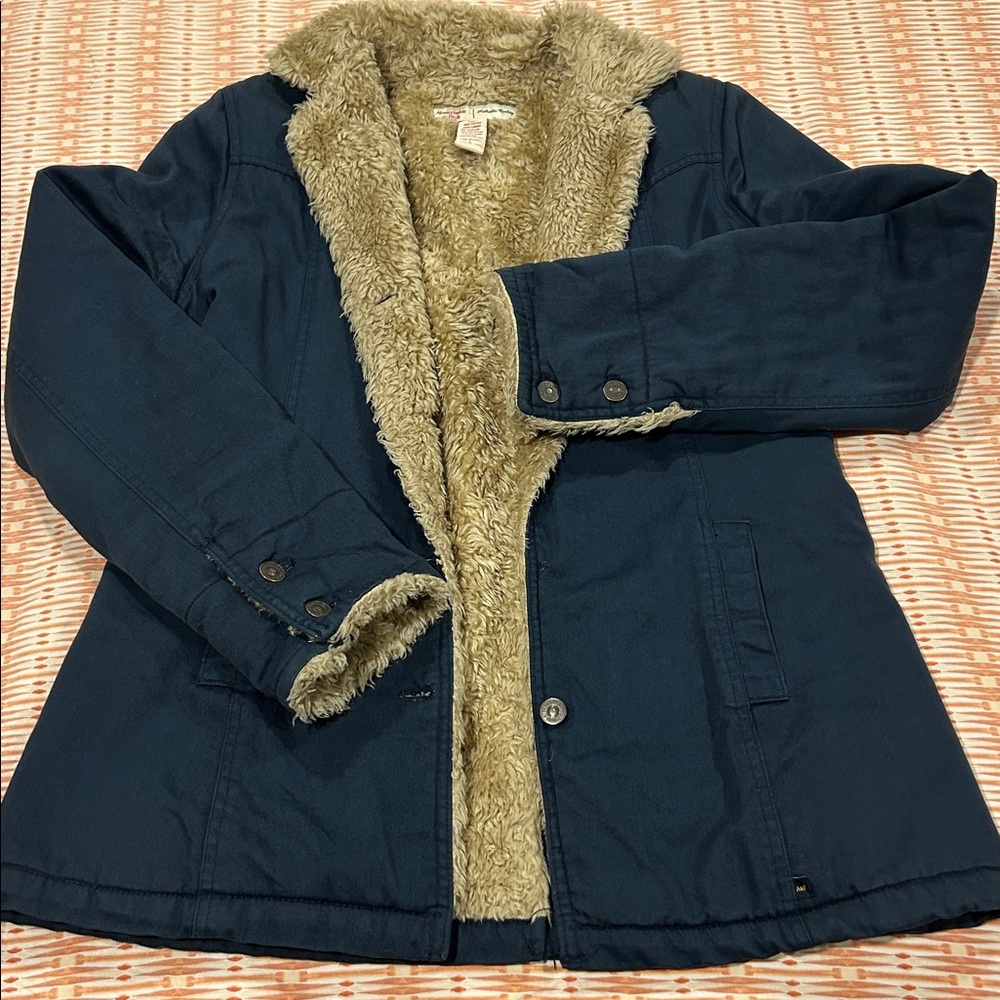 Abercrombie & Fitch Y2K Faux Fur Jacket